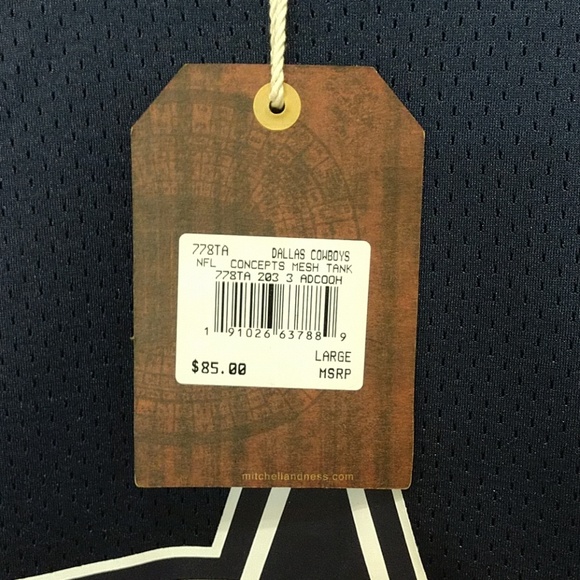 Mitchell & Ness Dallas Cowboys Mesh Tank - Picture 2 of 7